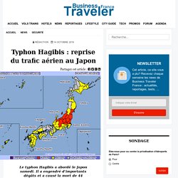 Typhon Hagibis : reprise du trafic aérien au Japon