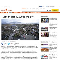 Typhoon 'kills 10,000 in one city'