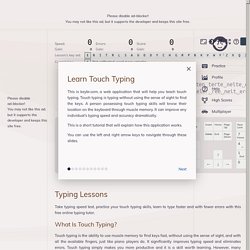 Teach yourself typing at the speed of thought! Typing lessons that work.
