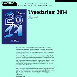 Shop - Typodarium 2014