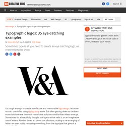Typographic logos: 35 eye-catching examples