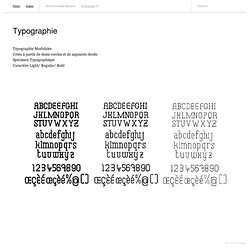 Typographie - Juliette Beraud