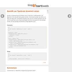 BaseURL per TypoScript dynamisch setzen