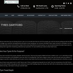 Tyres Dartford - Heath Tyres