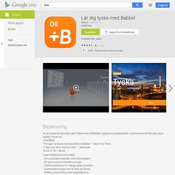 Lär dig tyska med Babbel - Android-appar på Google Play