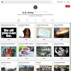 U.S. Army on Pinterest