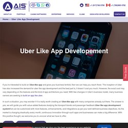 Uber like app development - Build Own Taxi Booking App