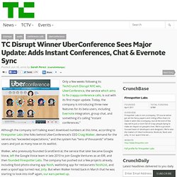 TC Disrupt Winner UberConference Sees Major Update: Adds Instant Conferences, Chat & Evernote Sync