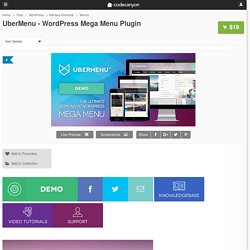 Plugins - UberMenu - WordPress Mega Menu Plugin