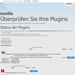 Überprüfung der Plugins