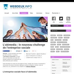 L'ubimedia : le nouveau challenge de l'entreprise sociale