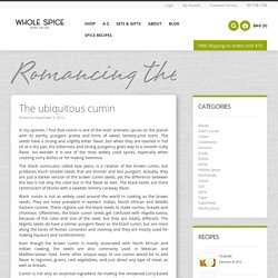 The ubiquitous cumin / romancing the spice . . .