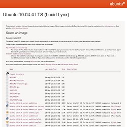 Ubuntu 10.04.4 LTS (Lucid Lynx)