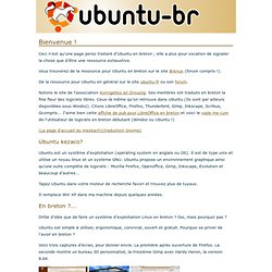 Ubuntu-br Ubuntu en breton, e brezhoneg