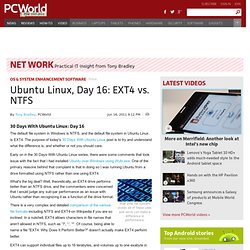Ubuntu Linux, Day 16: EXT4 vs. NTFS
