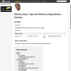 Ubuntu Linux - Tips and Tricks in using Ubuntu