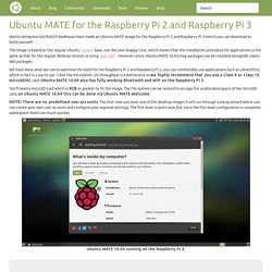 Ubuntu MATE for the Raspberry Pi 2 and Raspberry Pi 3
