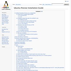 Ubuntu Precise Installation Guide