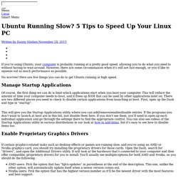 Ubuntu Running Slow? 5 Tips to Speed Up Your Linux PC