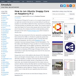 How to run Ubuntu Snappy Core on Raspberry Pi 2