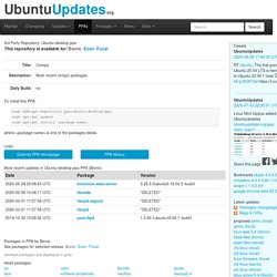 - PPA: Ubuntu-desktop ppa