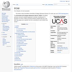 UCAS - wikipedia