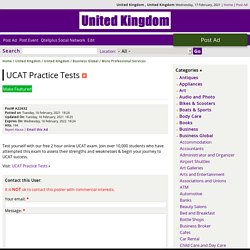 UCAT Practice Tests