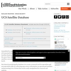 UCS Satellite Database