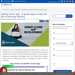 Udemy Clone App for iOS and Android