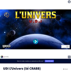 UDI L'Univers (5é CRABB)
