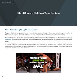 Ufc Streaming VF