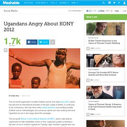 Ugandans Angry at KONY 2O12