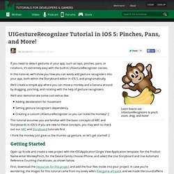 UIGestureRecognizer Tutorial in iOS 5: Pinches, Pans, and More!