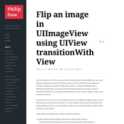 Flip an image in UIImageView using UIView transitionWithView