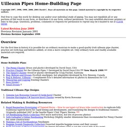 Uilleann Pipes Home Building Page