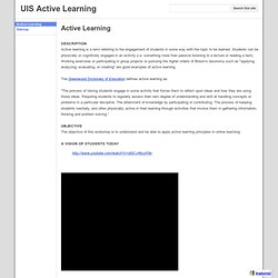 UIS Active Learning