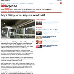 België bij top sociale uitgaven wereldwijd - Economie