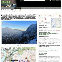 UKH Route Cards - 'Ben Nevis via the CMD Arete'