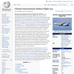 Ukraine International Airlines Flight 752