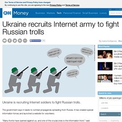 Ukraine recruits Internet army to fight Russian trolls - Feb. 25, 2015