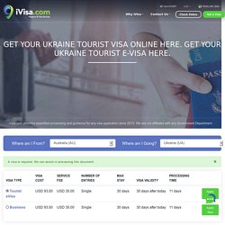 Ukraine Tourist Visa Online