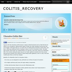 Ulcerative Colitis Diet