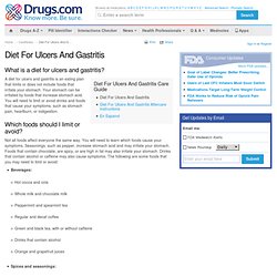 Diet For Ulcers And Gastritis - Care Guide