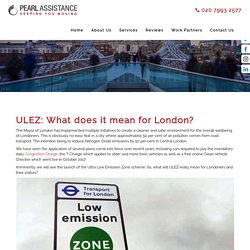 ULEZ: What does it mean for London?