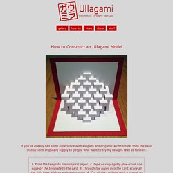 How-To - geometric kirigami pop-ups