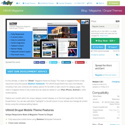 Ultim8 Premium Drupal 7 Magazine and News Theme