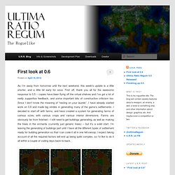 Ultima Ratio Regum: The Roguelike