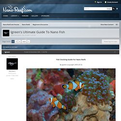 lgreen's Ultimate Guide To Nano Fish - Nano-Reef.com Forums