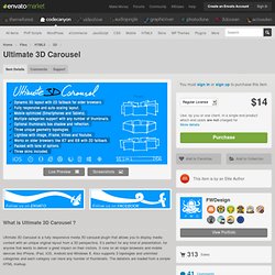 HTML5 - Ultimate 3D Carousel