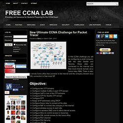 New Ultimate CCNA Challenge for Packet Tracer